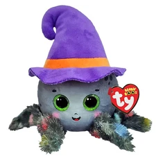 TY Beanie Boos - WEAVER the Halloween Spider w/ Hat [6 inch] - MWMTs Boo Toy