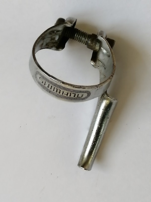 Shimano Chrome Downtube Single Cable Guide Vintage Retro Road Racing Bike