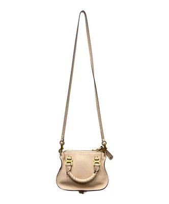 Chloe Mini Marcie Leder 2Way Crossbody Schultertasche Rosa Gebraucht - Bild 1 von 4