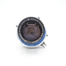 Wollensak Raptar 10in F/5.6 Telephoto Lens In Wallensak Rapax Shutter