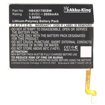 Akku-King Akku für Huawei Mate S, S Force Touch Premium, Ascend Mate 7S
