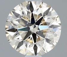 0.40 CT 100% NATURAL GIA CERTIFIED DIAMOND N VERY LIGHT BROWN/SI2 GRADE 4 MM 524.80 per carat