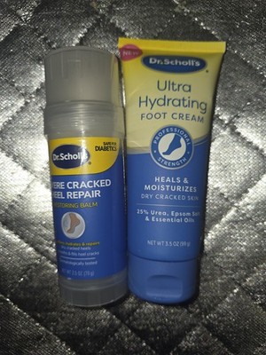 Dr.Scholl's Hydrating Foot Cream Heals & Severe Cracked Heel Repair 