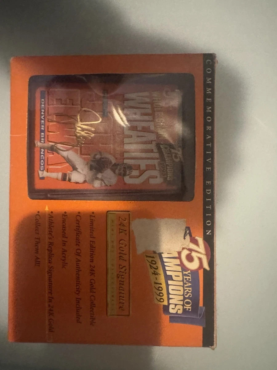 John Elway Football Vintage Sports Cereal Boxes for sale | eBay