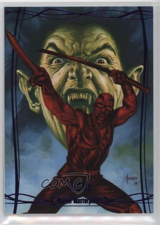 2016 Upper Deck Marvel Masterpieces Epic Purple 133/199 Blade #36 im4