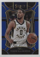 2023-24 Panini Select Mezzanine Level Blue Prizm Tyrese Haliburton #372 1j59