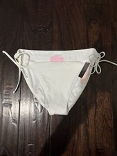 NWT White Victoria Secret Bikini Bottoms Size Large