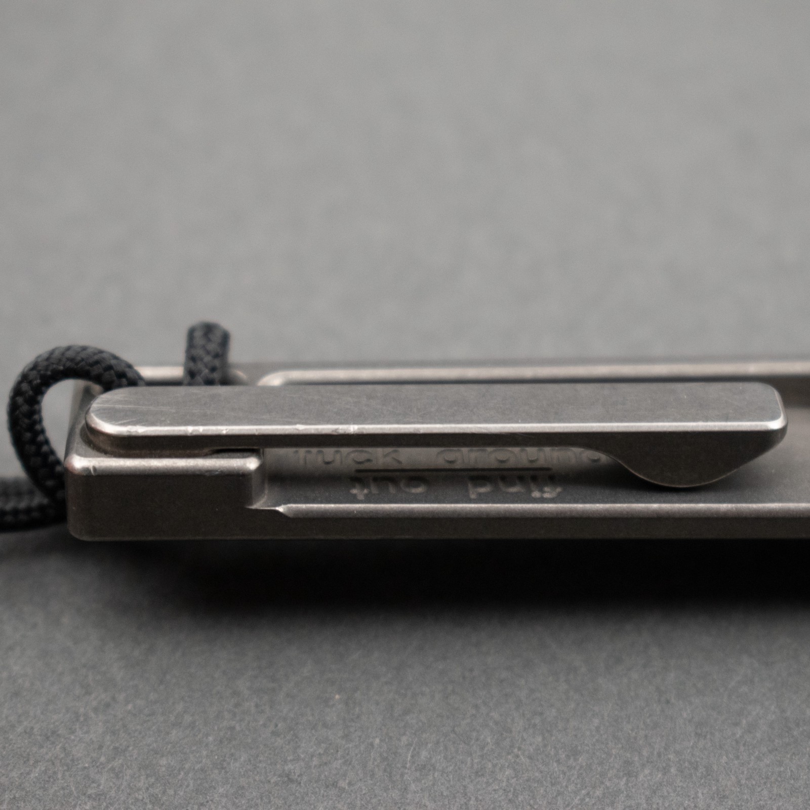 RARE! Nice Guy Machine Co. FAFO Side Piece Titanium EDC Prybar, NGMCo USA Made