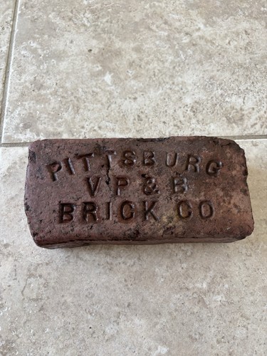 Vintage Pittsburg Brick Co. Kansas Brick Home to The Pitt State Gorillas