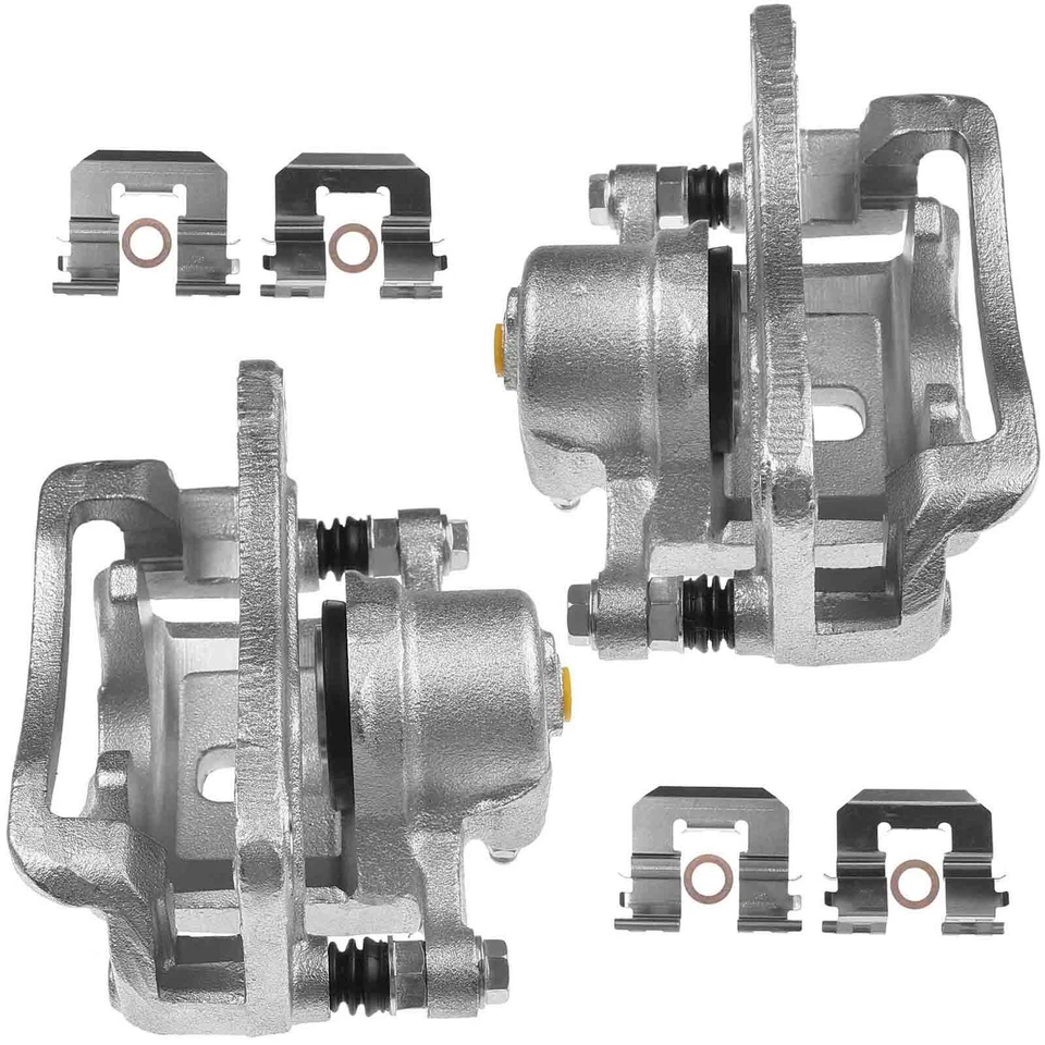 2x Pinzas de freno de disco traseras izquierda y derecha con soporte para Hyundai Genesis Coupe 10-16 Foto 2 de 4
