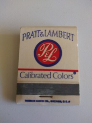 Vintage Matches Advertising Pratt&Lambert Paint St. Charles Missouri