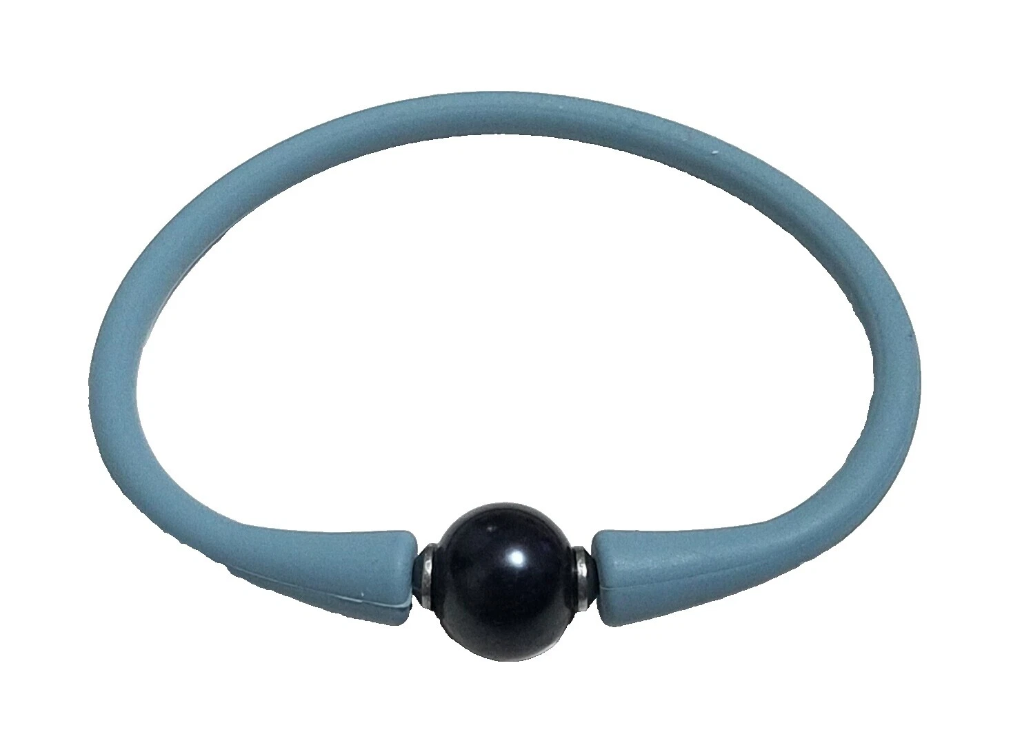 Negro de Acero inoxidable Perla Joyería para Hombre