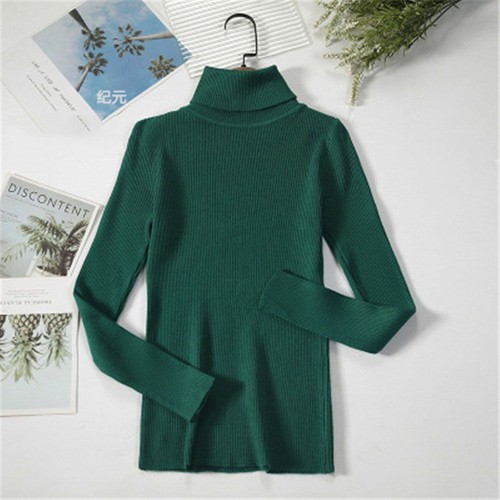 Slim Basic Tops Pullover Women Sweaters Jumper Turtleneck - Picture 6 of 20