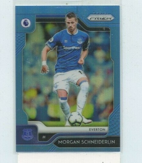 MORGAN SCHNEIDERLIN 2019-20 Panini Prizm Premier League EPL Blue Parallel /199