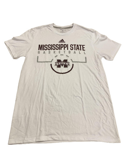 Спортивная футболка Adidas NCAA Mississippi State Белый/бордовый 28L001 
