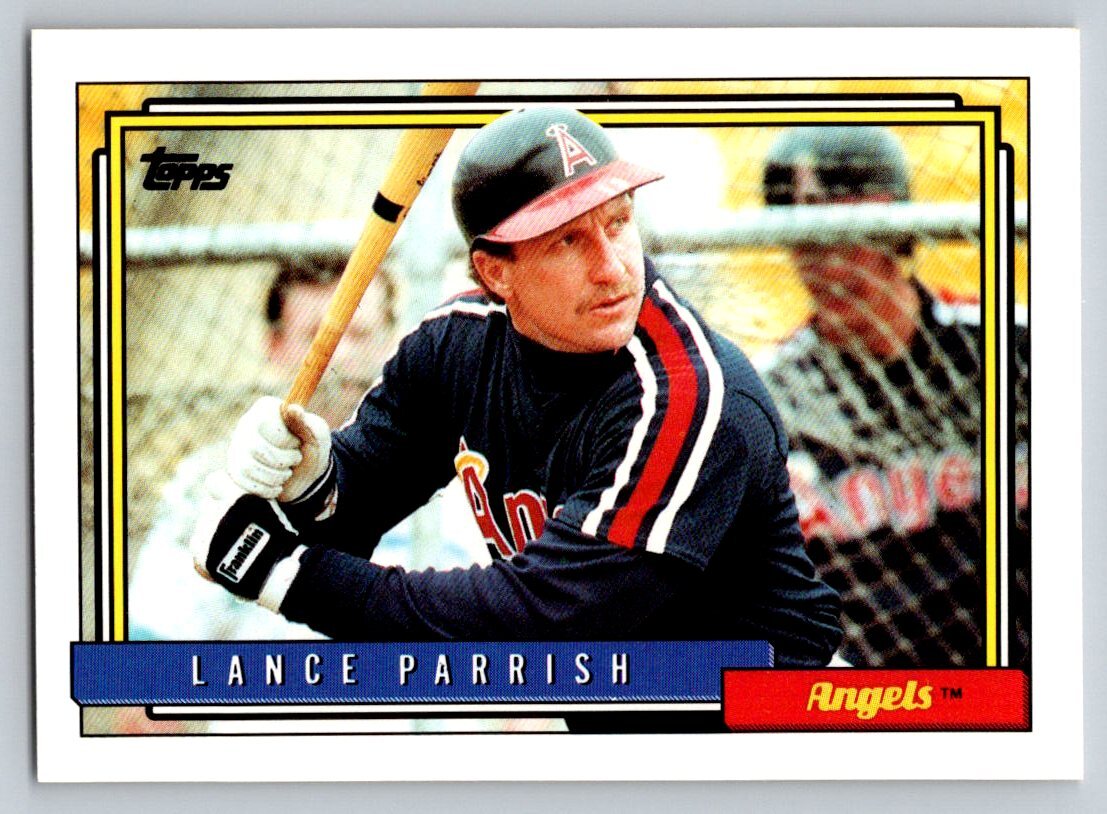 1992 Topps #360 Lance Parrish California Angels