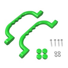 Uchwyty, uchwyty wspinaczkowe, uchwyty zestaw 2 szt. w kolorze jasnozielonym (24cm i śruby)