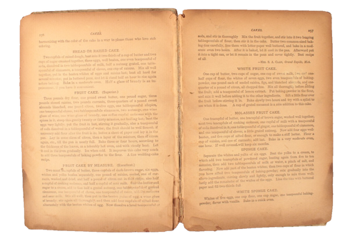 1909 Presidential Cookbook Adapted from White House Cook Book ANTIQUE Rough Cond - Picture 4 of 6
