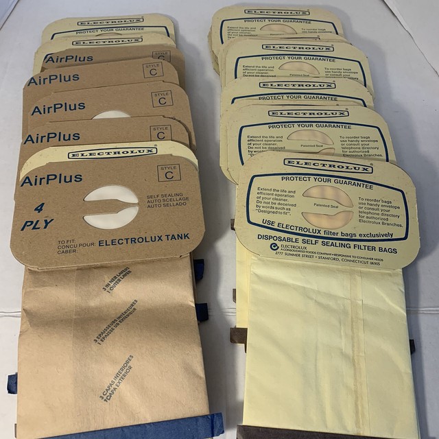 20 Bags for Electrolux Canister Vacuum Cleaner Style C 4 Ply DVC Bag eBay