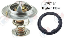 170° Degree LOW TEMP High FLOW Thermostat + Gasket for 1997-2001 Honda CR-V 2.0L