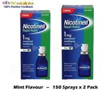 Nicotinell Mint Spray 150 1mg Expiry 10-2027 Pack 2