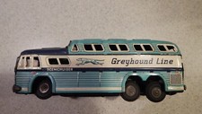 Greyhound Line Scenicruiser Tin Toy Bus - K S - Made in Japan Circa 1960