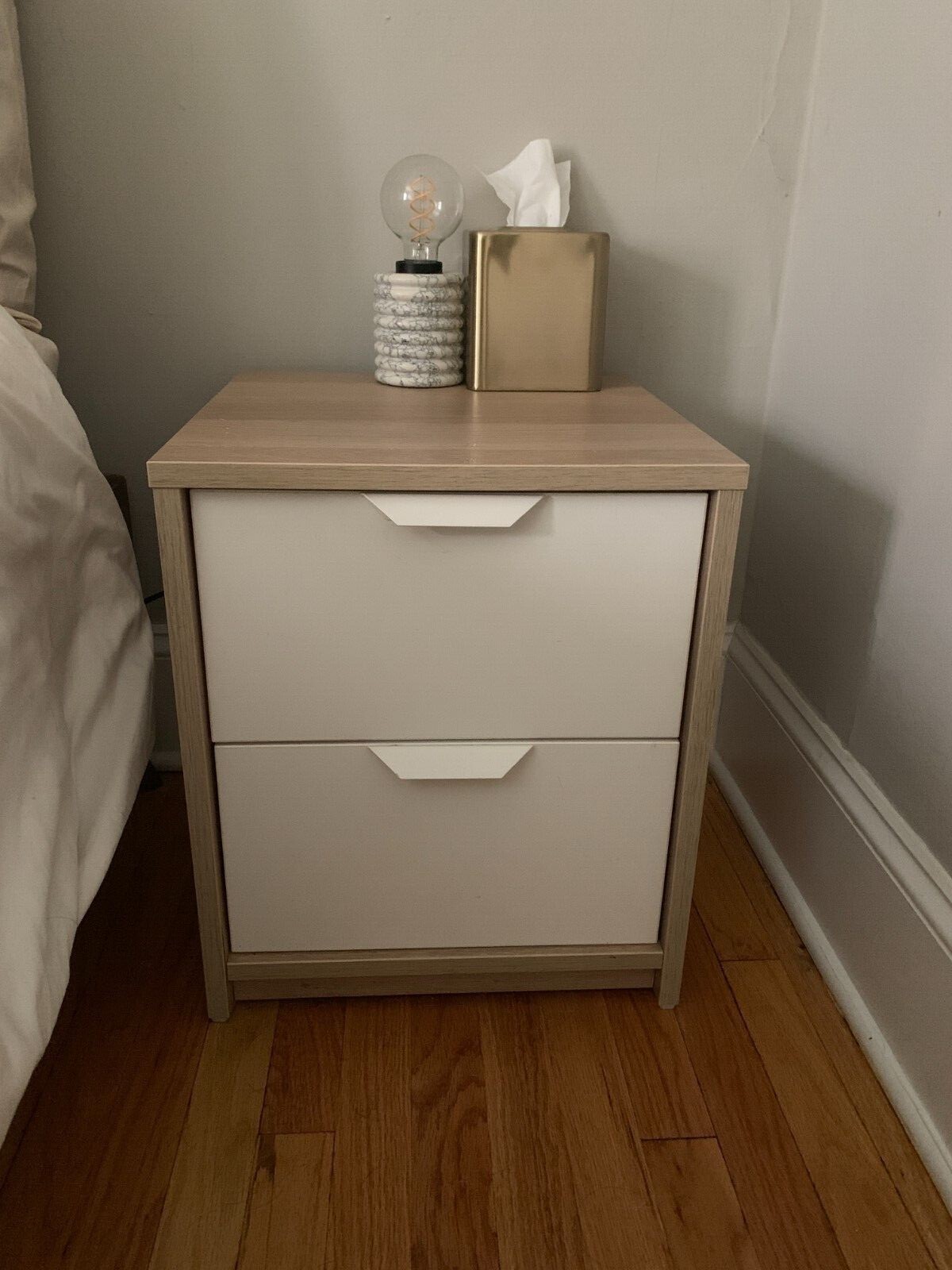 IKEA Askvoll Nightstand used with minimal wear (pictured) eBay