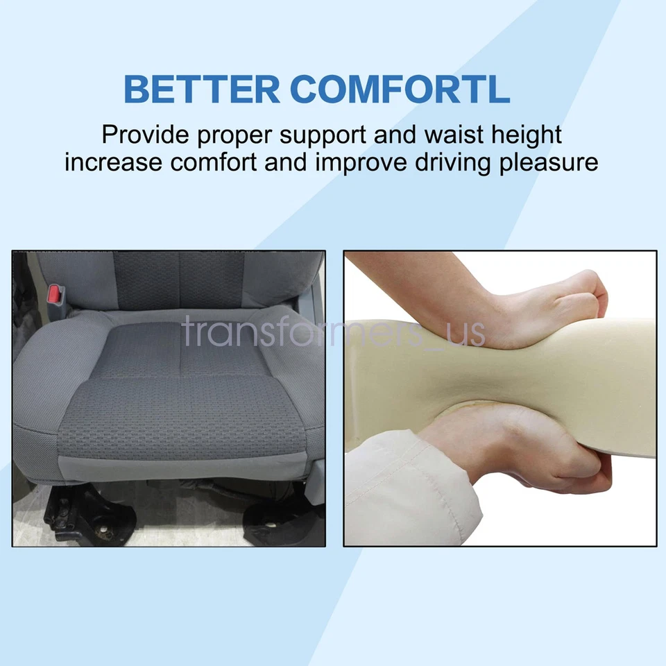 For FORD F-150 2011-2014 DRIVER BOTTOM SEAT COVER STEEL GRAY & Foam Cushion - Image 2 of 4