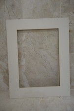 Photo photo monture bord biseauté beige 38 cm x 30 cm neuve