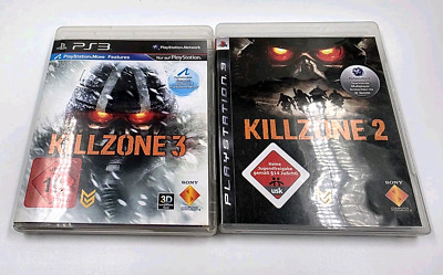 2x Spiele Ps3 Killzone 2 + 3 | Playstation 3 Platinum USK18  