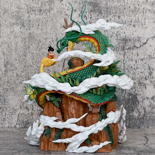 Anime DBZ Shenron and Goku Somersault Cloud PVC Action Figure Figurines - Picture 3 of 4