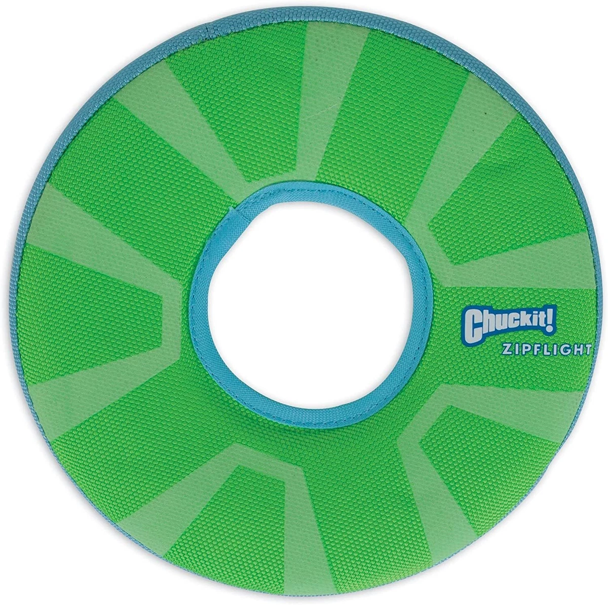 Chuckit ZIPFLIGHT Dog Fetch Toy Max Glow In The Dark Frisbee Ring