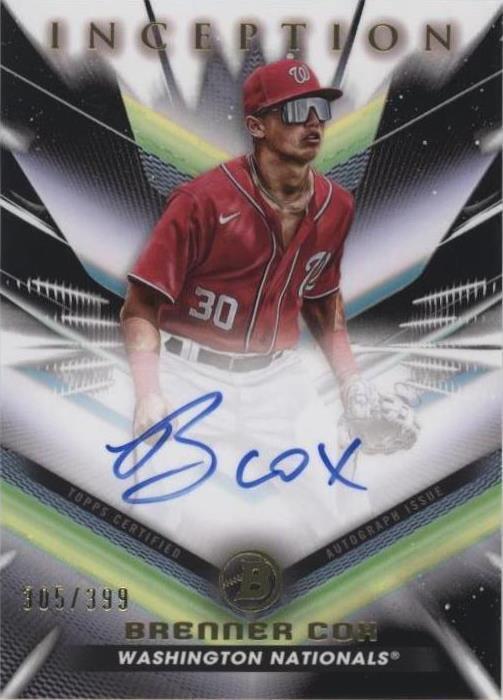 2023 Bowman Inception - Brenner Cox #BPA-BC - 1 of 1
