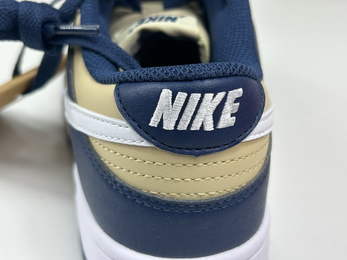 Nike Women's Dunk Low Next Nature Navy Gold Midnight Blue | Size