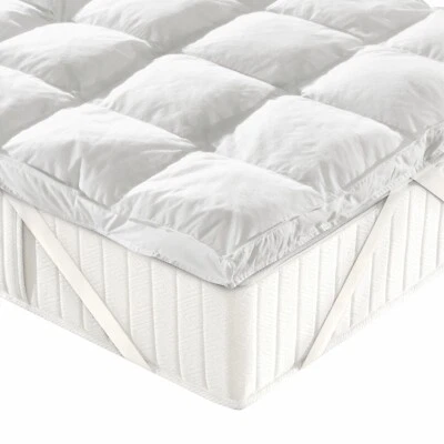 Single Square and Half Double Quilted Mattress Topper Height 5cm