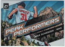 2019 Donruss Optic Baseball Peak Performers #13 Max Scherzer Nationals 