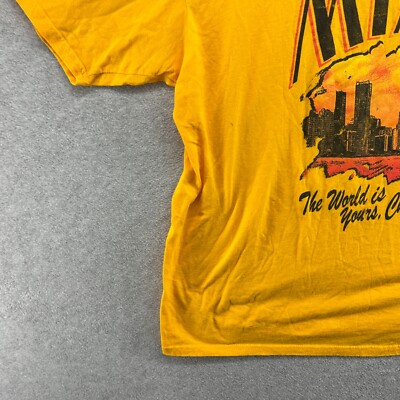 Scarface T Shirt Adult Size 2XL Yellow Short Sleeve Miami Welcome