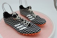Adidas Men's Sprintstar Track  Field Spikes SHOES BLACK WHITE SZ 13