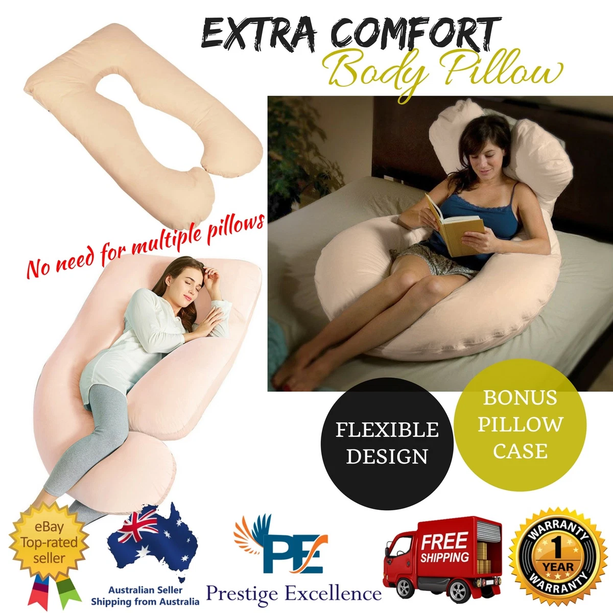 Body top buddy pillow