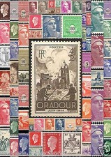 Timbres 1945 à 1946.   Du N°669 à 771.