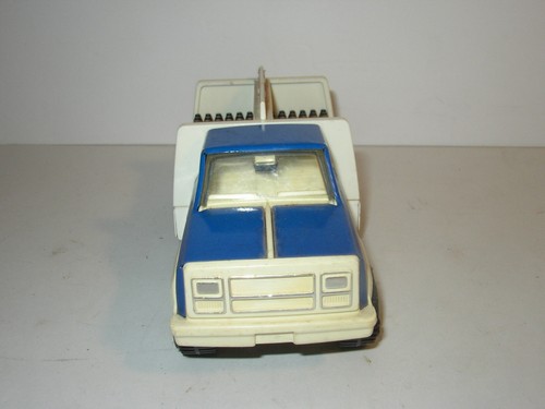 VINTAGE 1970s TONKA PRESSED STEEL PEPSI COLA BLUE DELIVERY TRUCK W/BOTTLE RACKS - Picture 2 of 7
