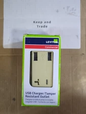 Leviton T5830-I Commercial 20-Amp 125-Volt 2.1-Amp High Speed USB Charger #90
