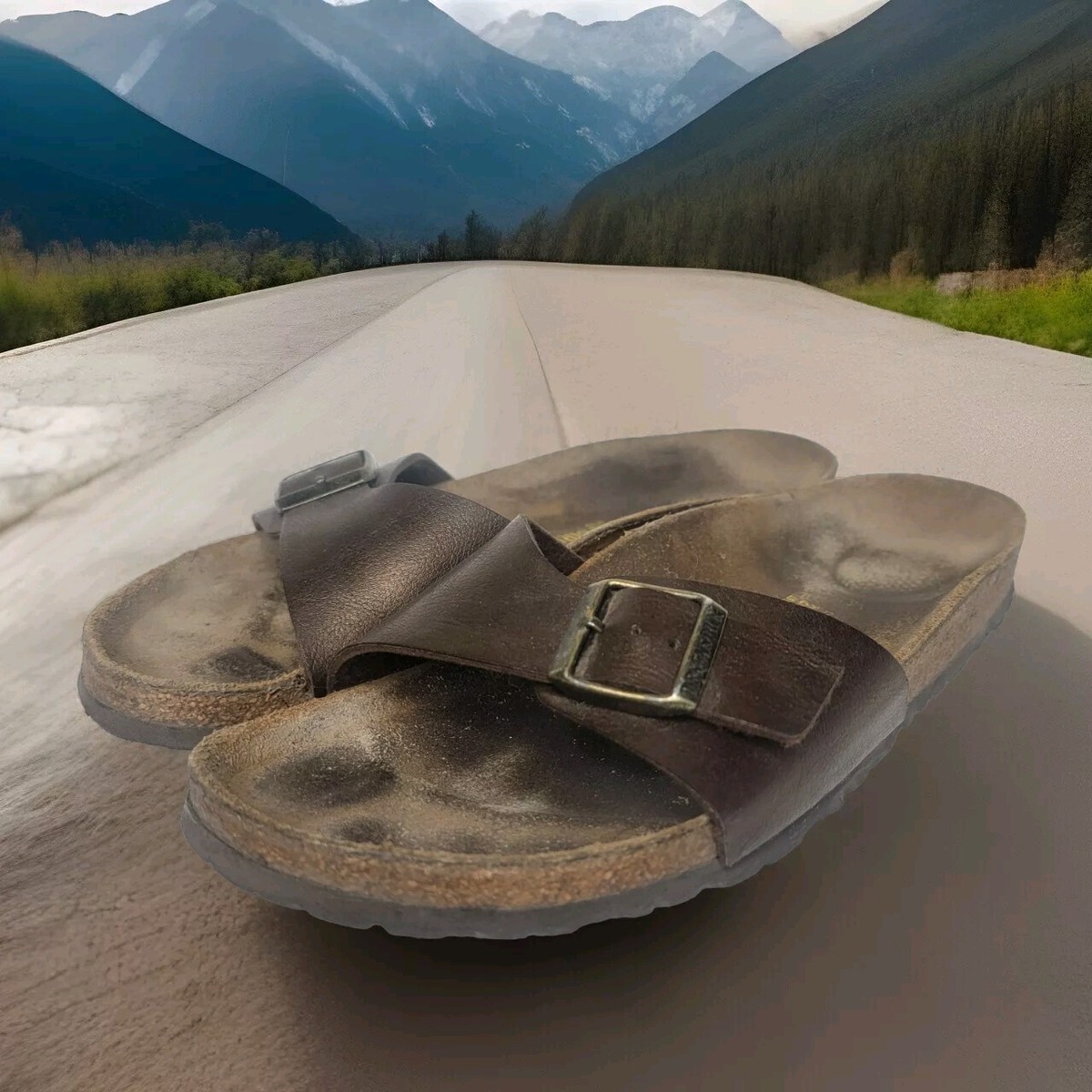 Birkenstock Arizona Brown Sandals Size 40 260 L9 M7 Womens 9 Mens