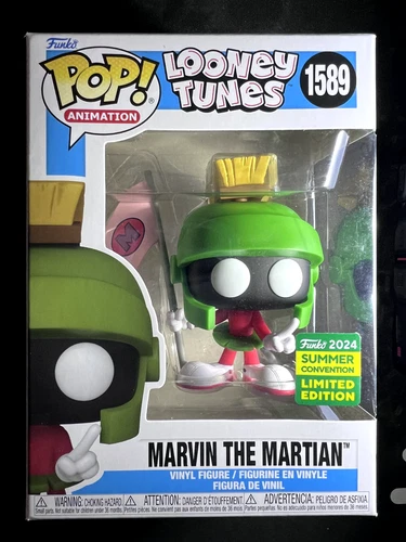 Funko Pop! Marvin the Martian Looney Tunes 1589 SDCC 2024 Exclusive
