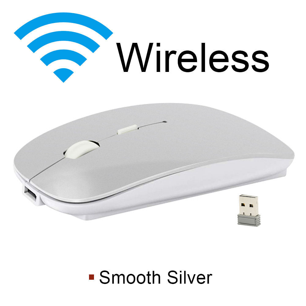 Bluetooth Rechargeable Silent Ergonomic Wireless Mouse for Computers-image