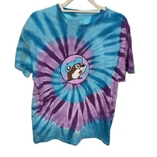 Buc-Cees Tie-Dye Graphic Print Crew Neck T-Shirt Unisex Large