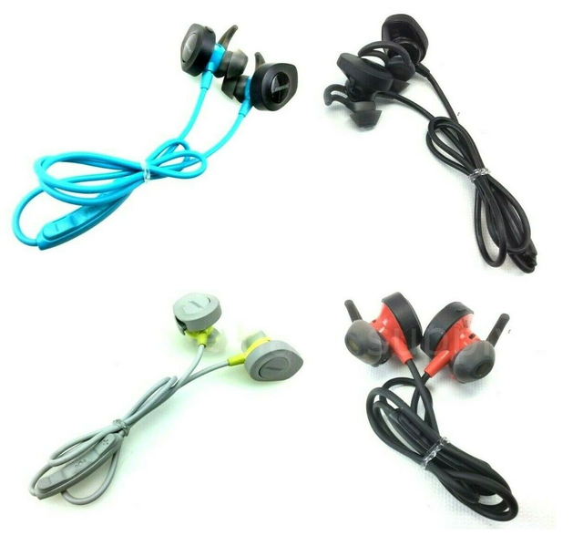 Bose SoundSport Wireless Bluetooth Headphones Headsets Earbuds Neckband - Black | eBay