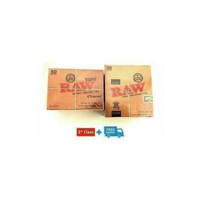 RAW CLASSIC KING SIZE NATÜRLICHE UNRAFFINIERTE BLÄTTCHEN RAUCHEN ROH FILTERSPITZEN 