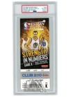 Stephen Curry Autographed 2015 WCF Round 3 Game 5 Ticket PSA 8 PSA/DNA 10