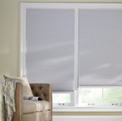 Shadow White Cordless Blackout Honeycomb Cellular Shade 35'' W x 64'' L